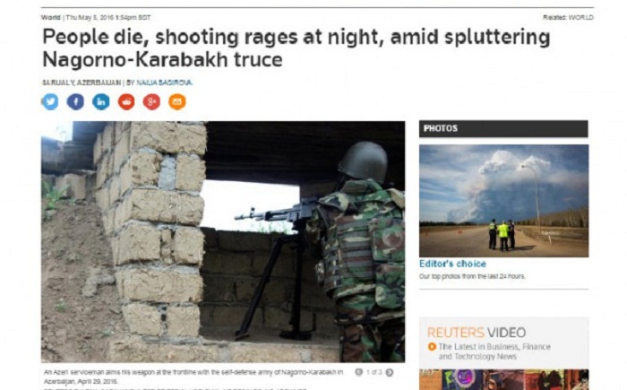 `Reuters` erməni vandalizmini dünyaya göstərdi